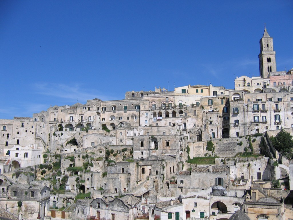 The Sassi Area of Matera, Italy